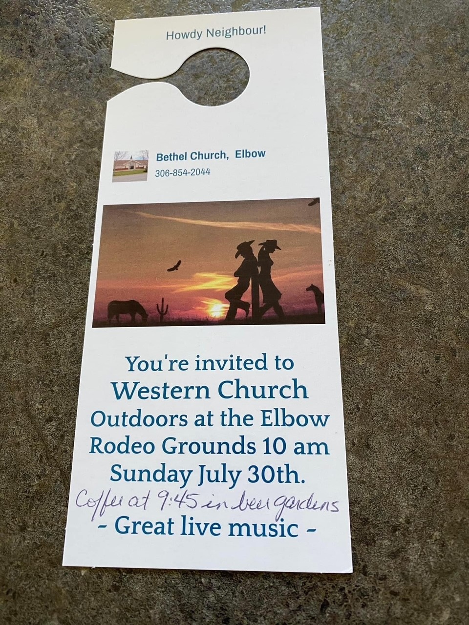 Western Church July 30 